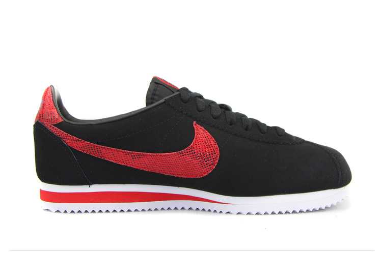 Nike Cortez Fur Femme Nike Cortez Femme Black Red